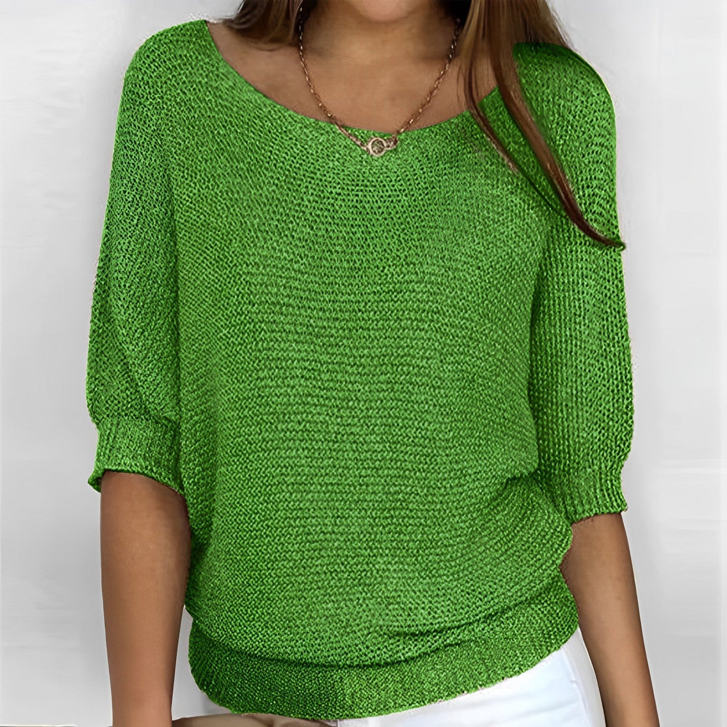 Leonie – Elegantes Halfter-Pullover-Shirt