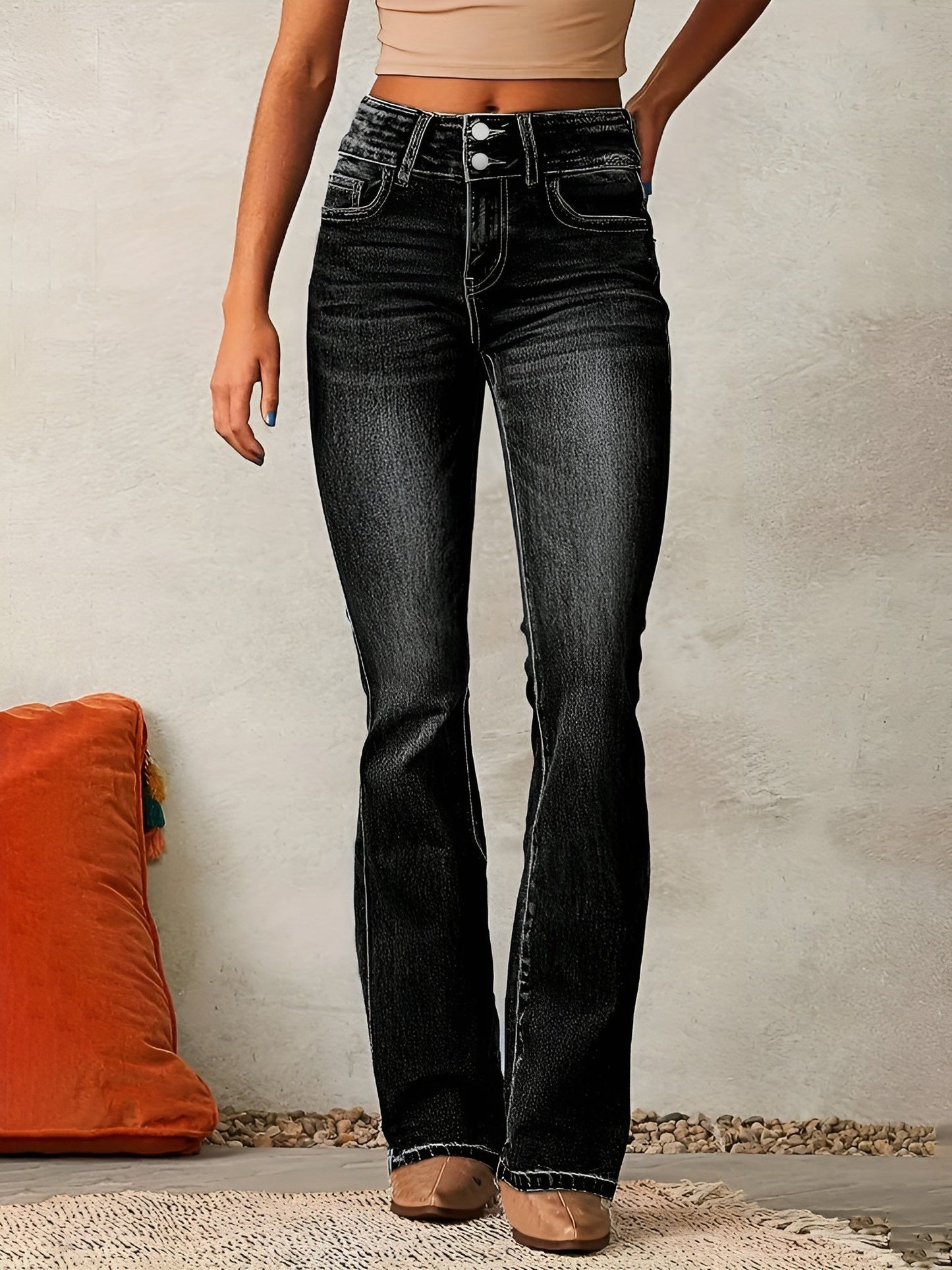 Neely - Bequeme Jeans mit hohem Bund für Damen
