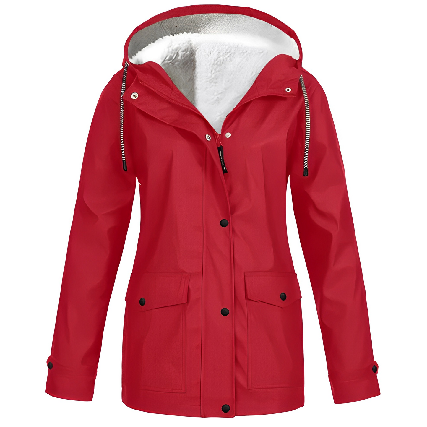 Sherlyn - Damen-Outdoormantel mit Kapuze und kuscheligem Innenfutter