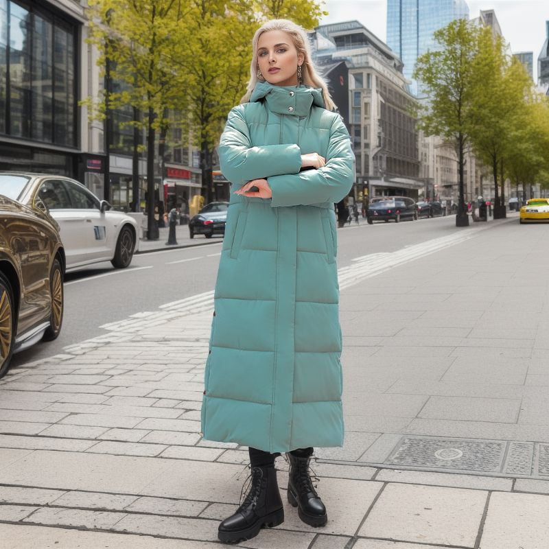 Paris – Weite Winterjacke Lang