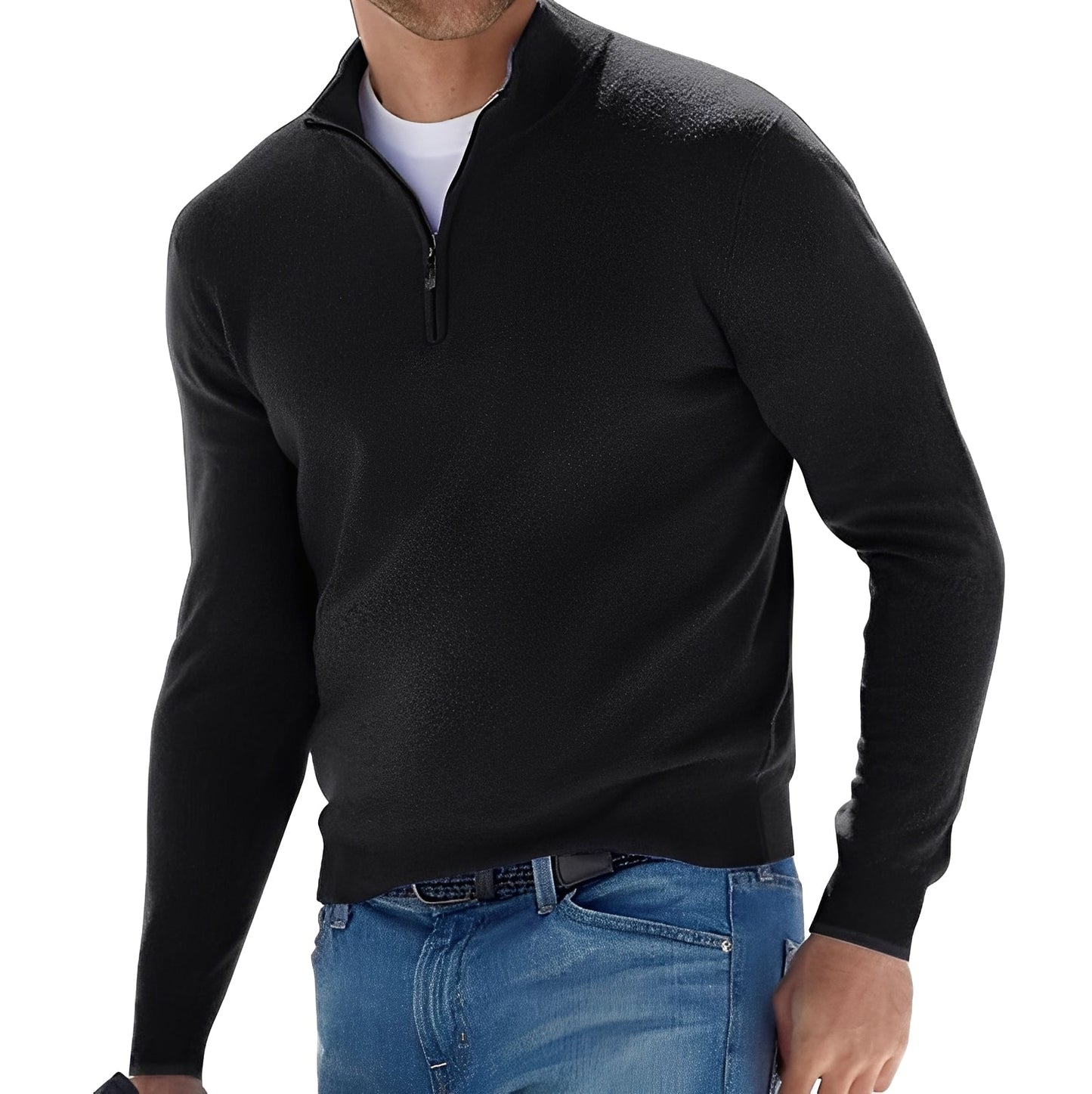 Rufus - Bequeme Jacke mit Zipper und erhöhtem Kragen für Männer