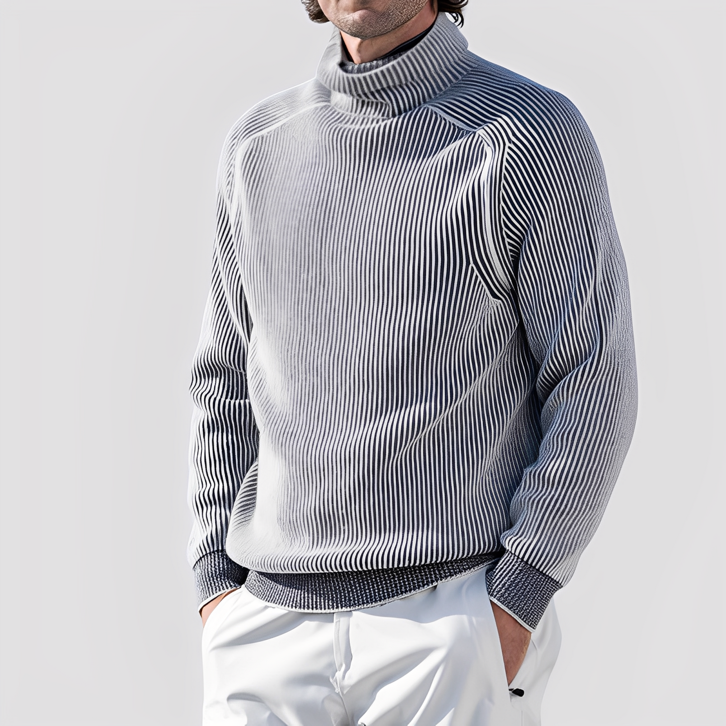 Chadwick - Stilvoller, warmer Herren-Rollkragenpullover aus Wolle