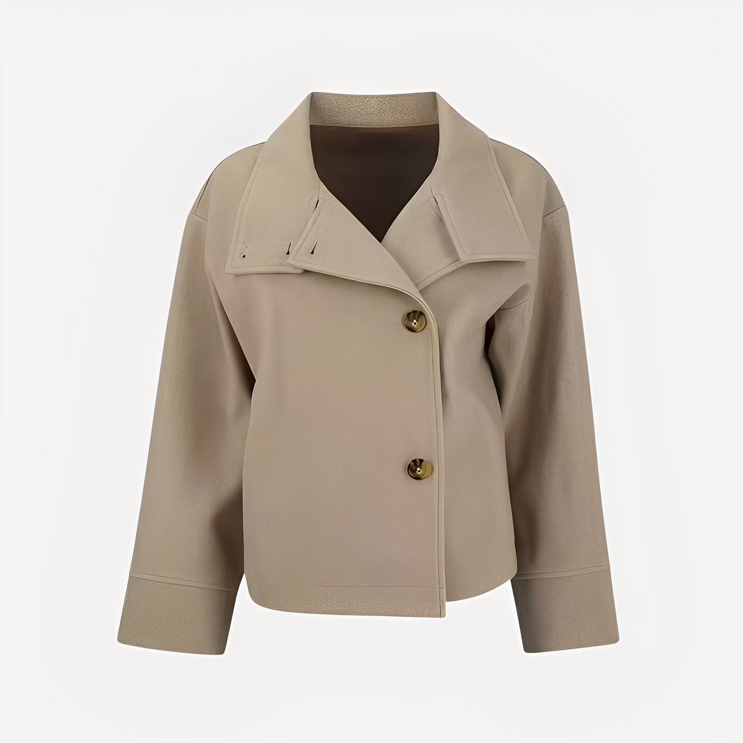 Carolyn - Stilvolle Wolljacke für Damen mit einem Knopf