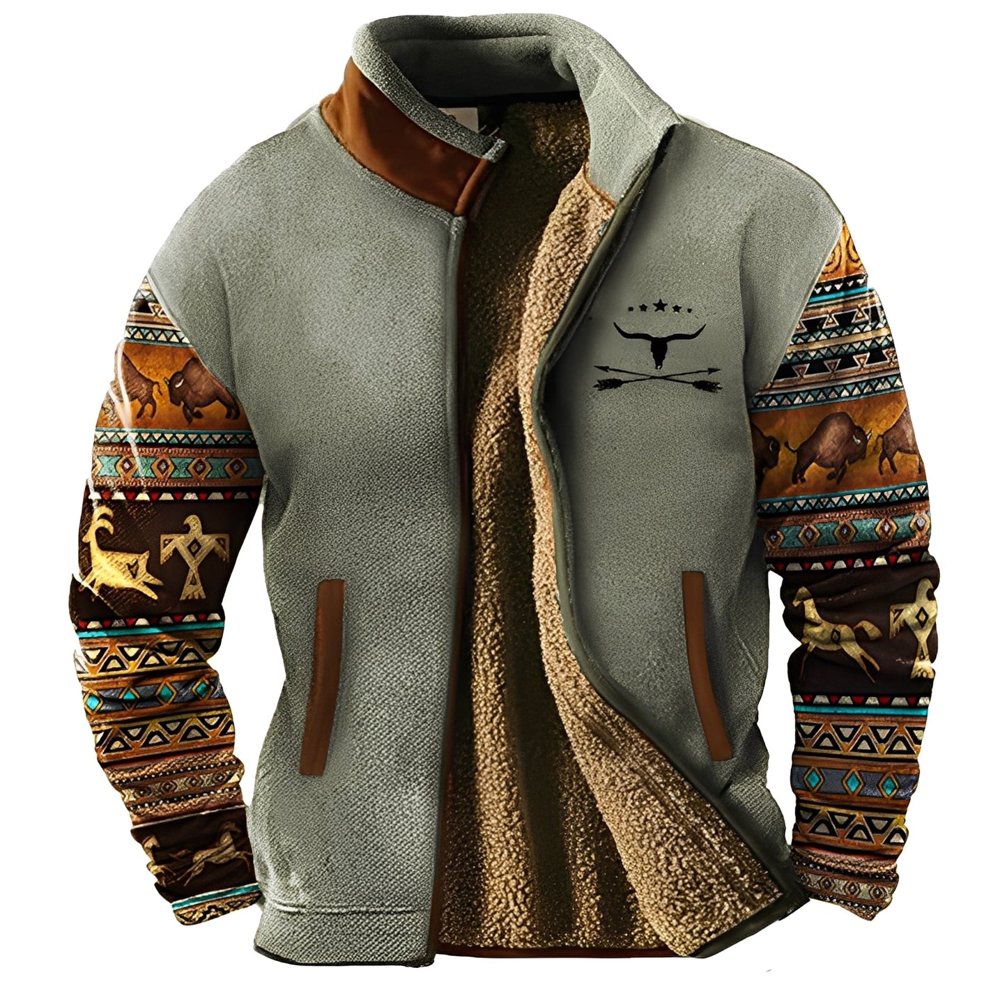 Todd - Elegante, warme Herren-Fleecejacke