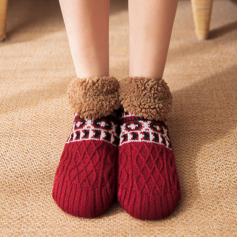 Nichole - Elegante, warme Anti-Rutsch-Socken für Frauen