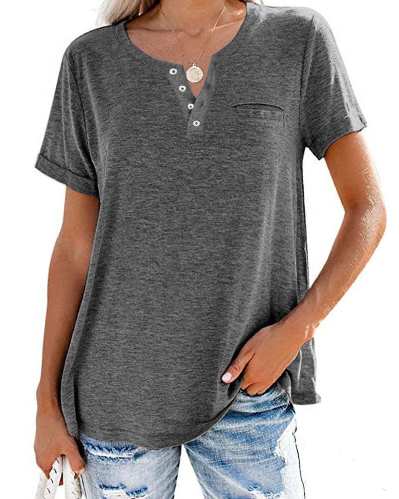 Élodie – Damen T-Shirt mit kurzen Ärmeln