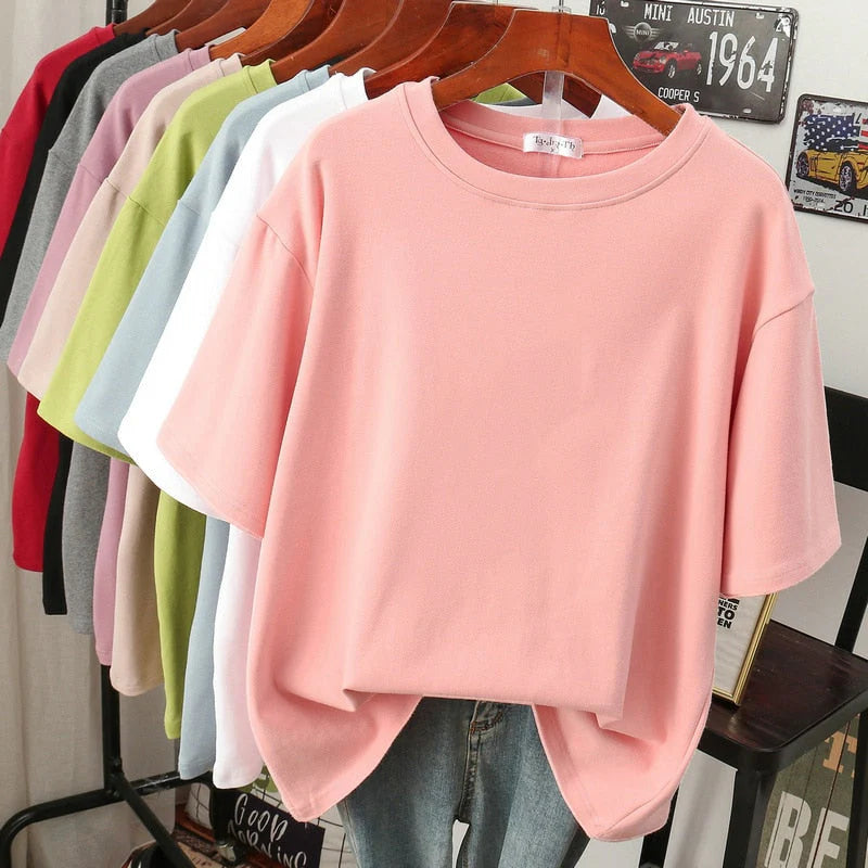 Arabella - Bequemes weites Damen-T-Shirt aus Baumwolle