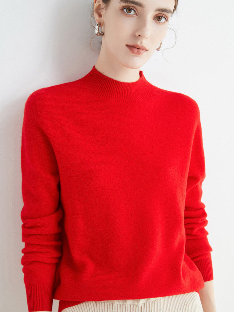 Rhoda - Schlichter Damen-Kaschmirpullover