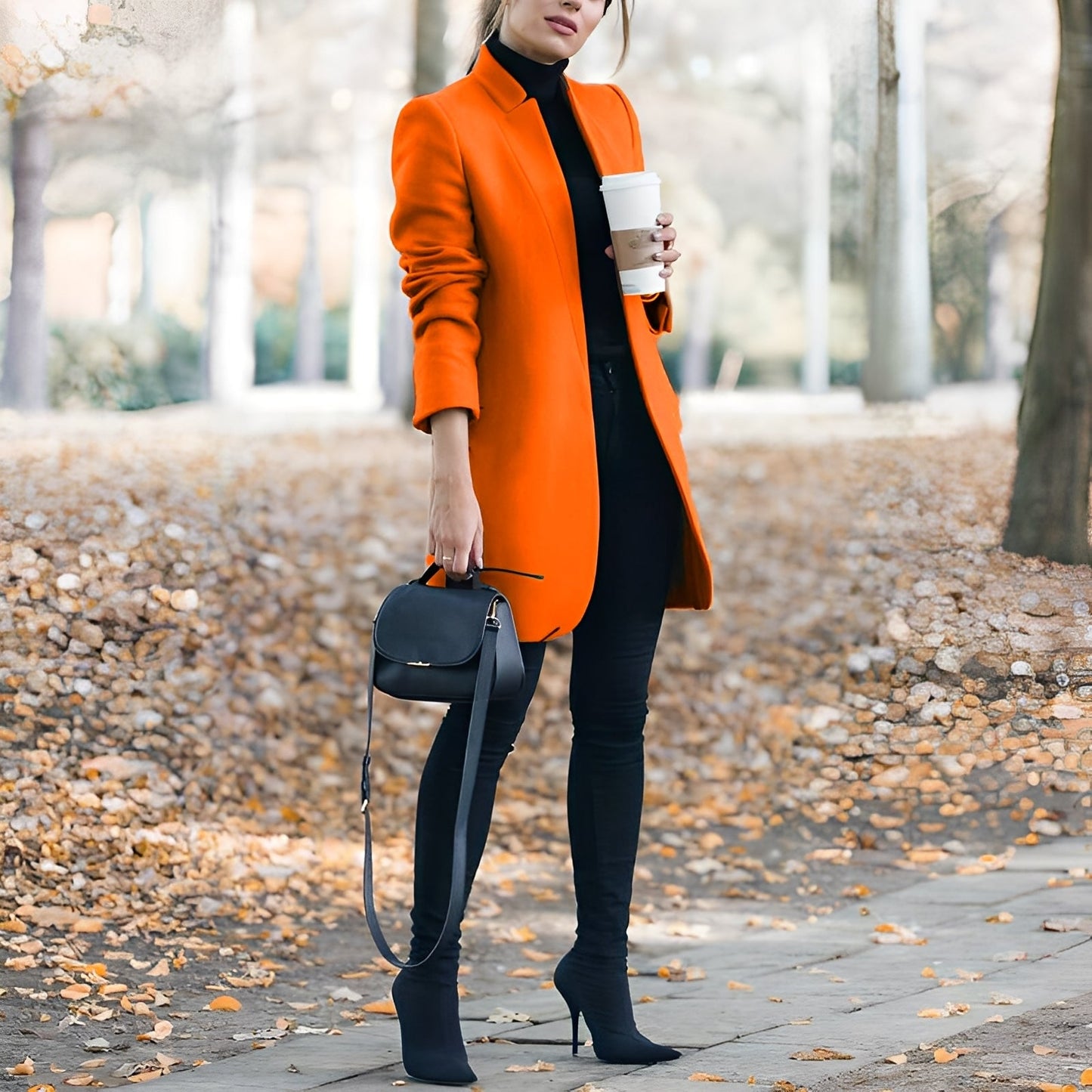 Jazmin - Bequemer, bunter Wollblazer für Damen