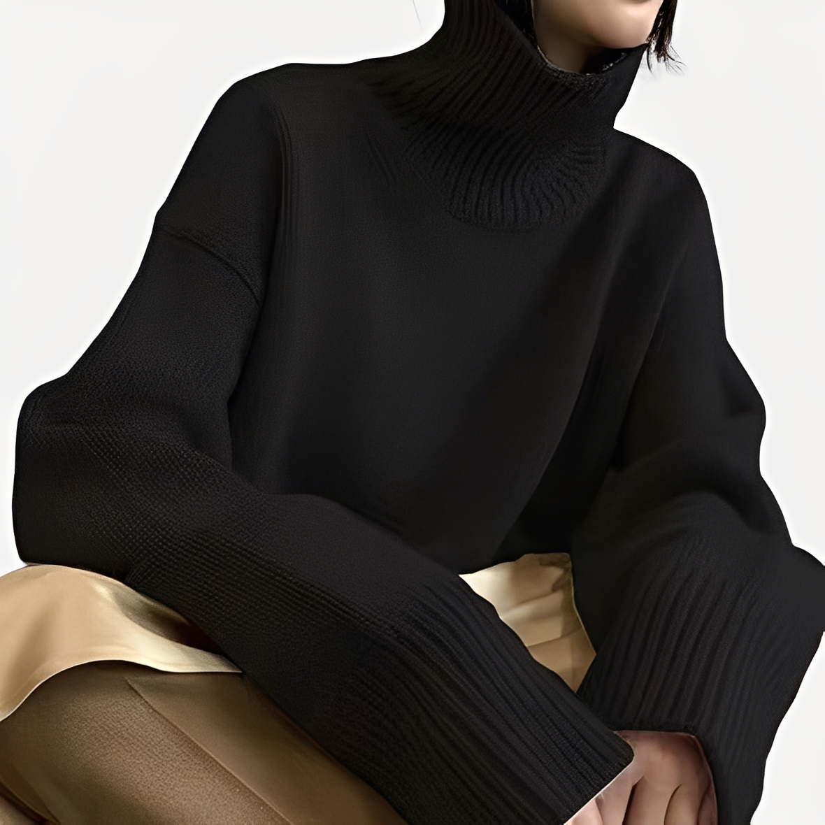 Amilia - Eleganter und lässiger Rollkragenpullover für Damen