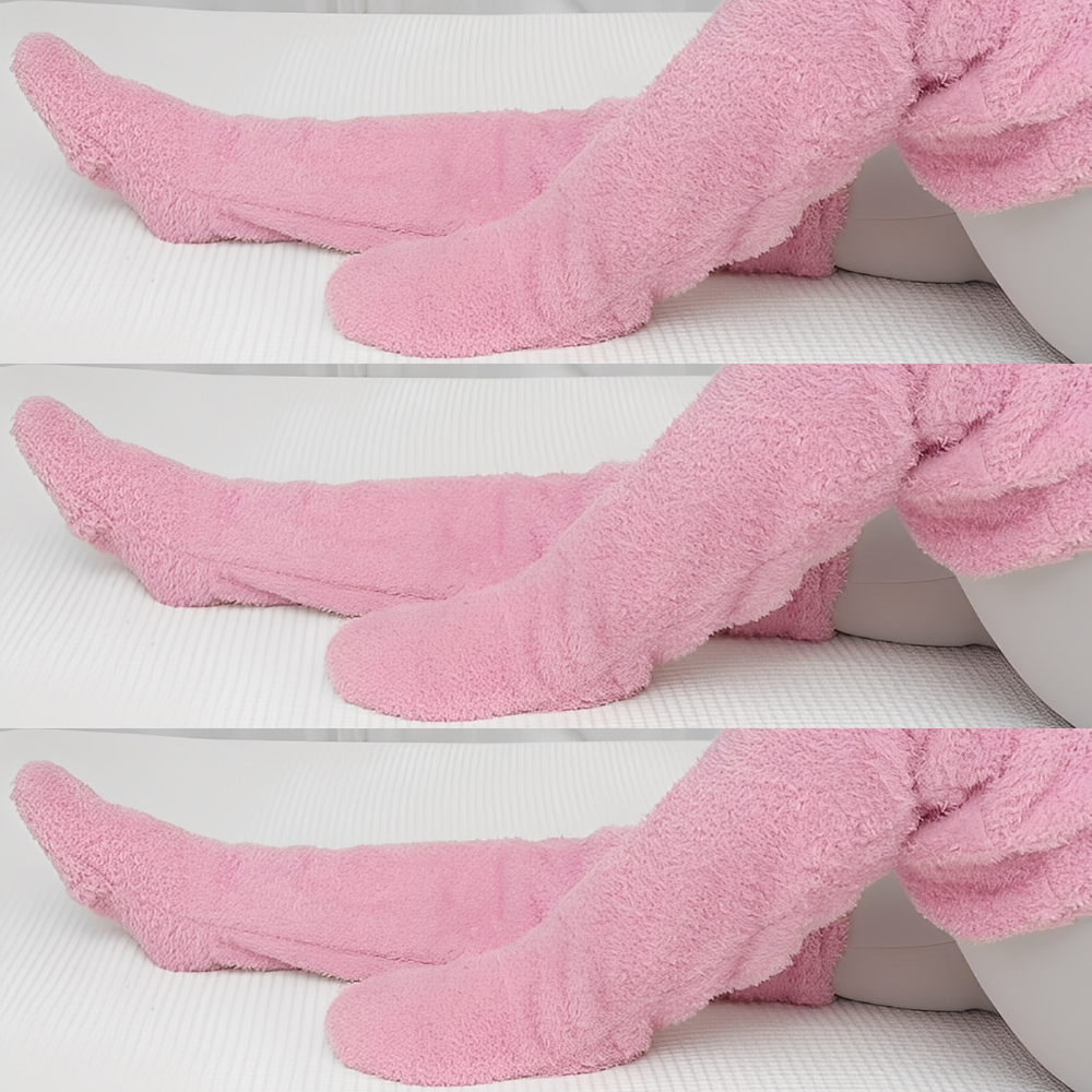Camellia - Warme, knielange Wintersocken für Damen