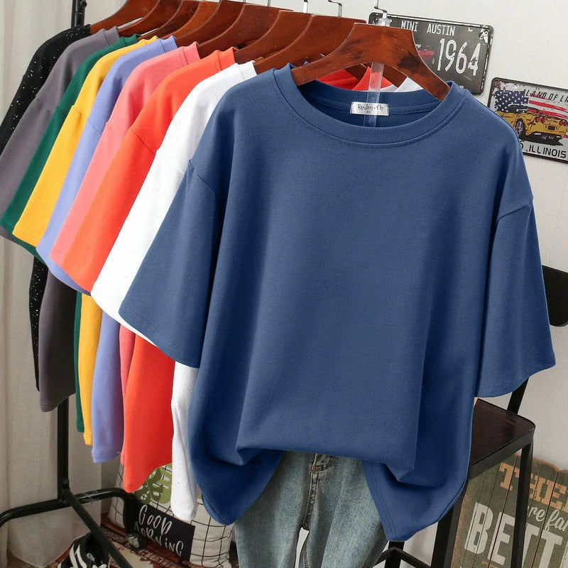 Arabella - Bequemes weites Damen-T-Shirt aus Baumwolle