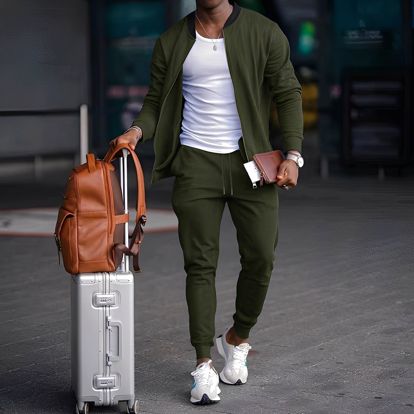 Dillon - Einfaches Männer-Set aus Jacke und Hose