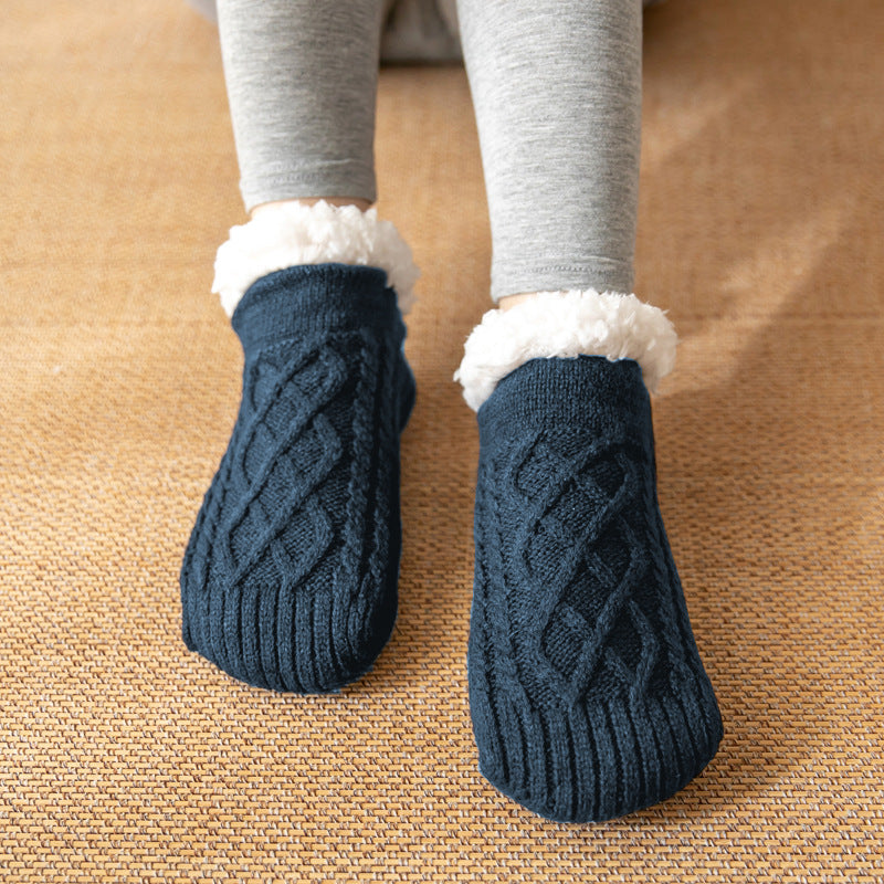 Raquel - Bequeme und rutschfeste Damenplüschsocken für die Winterzeit