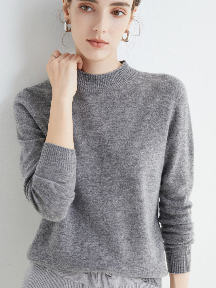 Rhoda - Schlichter Damen-Kaschmirpullover