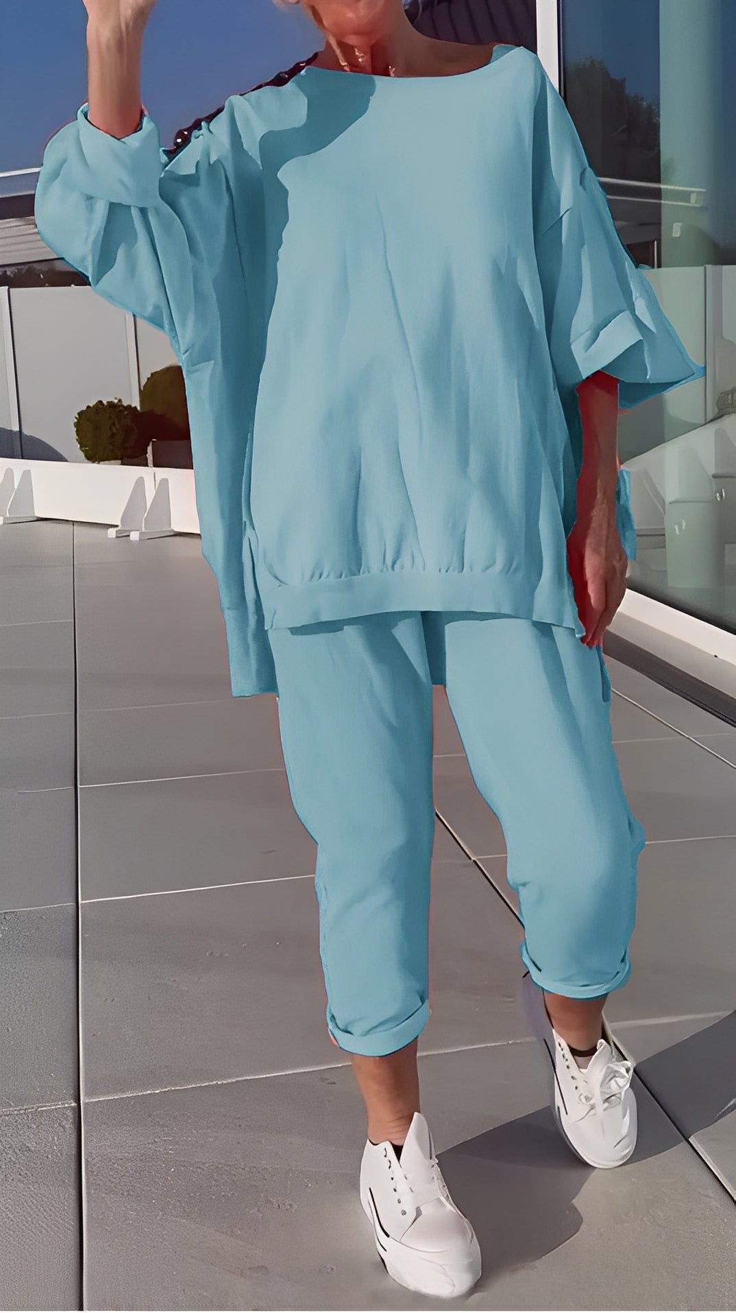 Eleanore - Komfortables Damen-Set mit weitem Oberteil und Hose