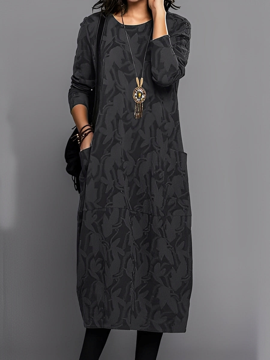 Kadence - Schickes Frauenkleid mit langen Ärmeln