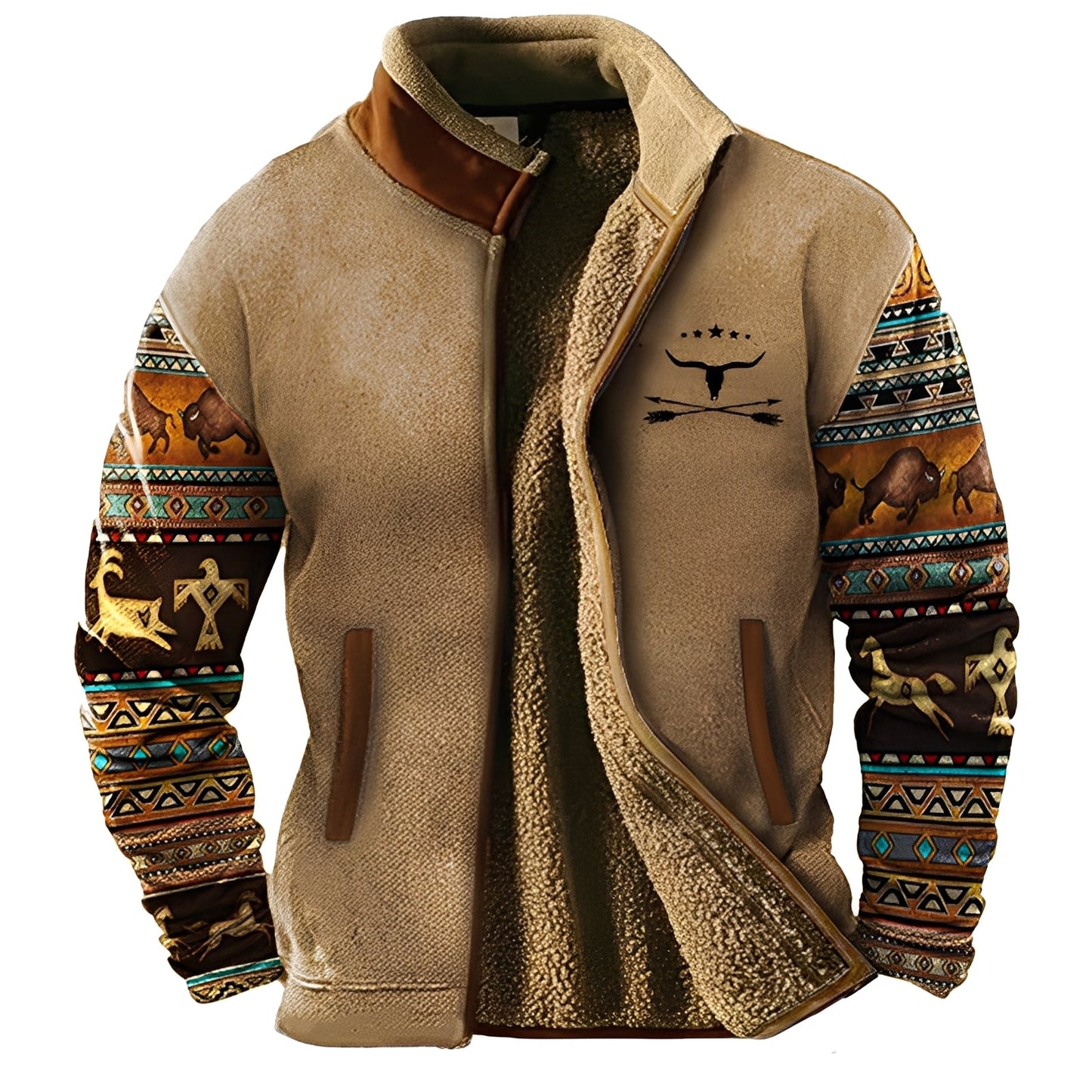 Todd - Elegante, warme Herren-Fleecejacke