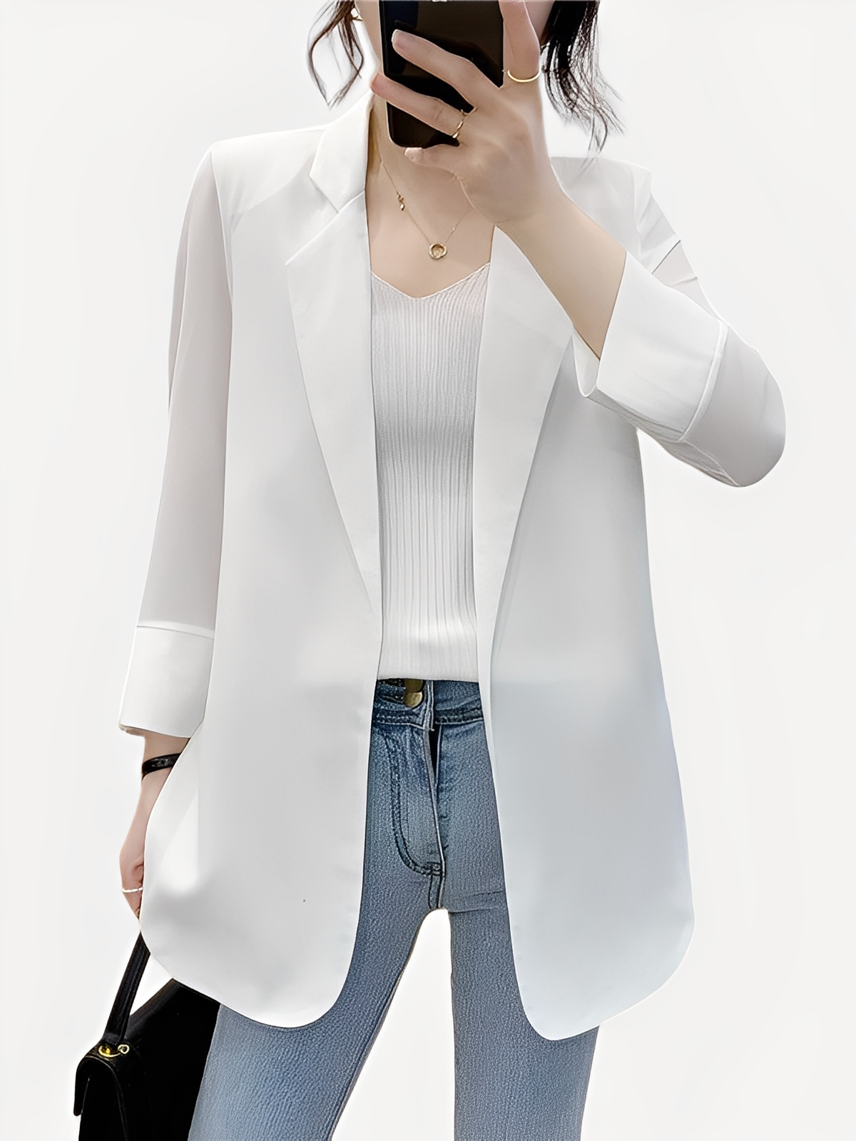 Joselyn - Damenblazer aus Strick mit eleganter Struktur