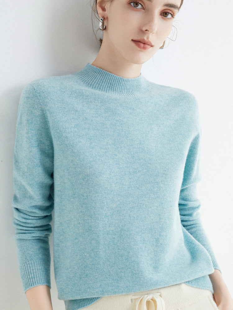 Rhoda - Schlichter Damen-Kaschmirpullover