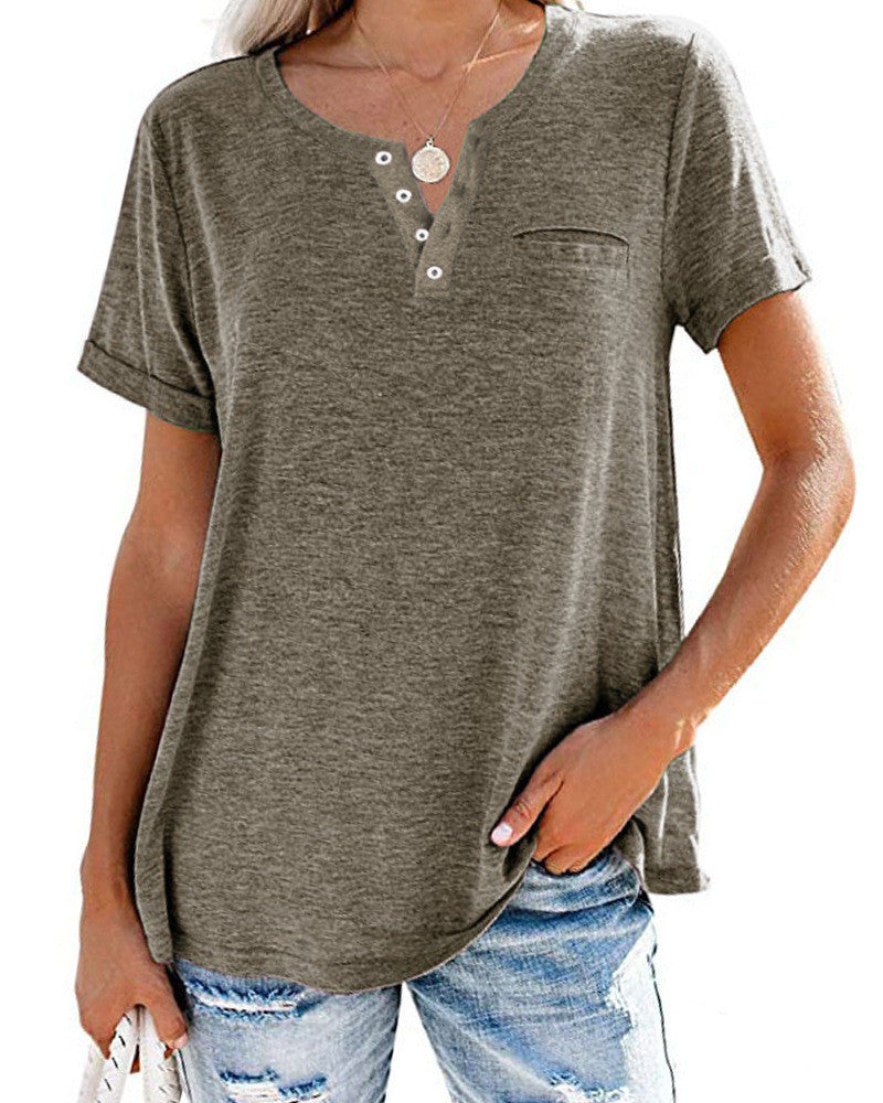 Élodie – Damen T-Shirt mit kurzen Ärmeln