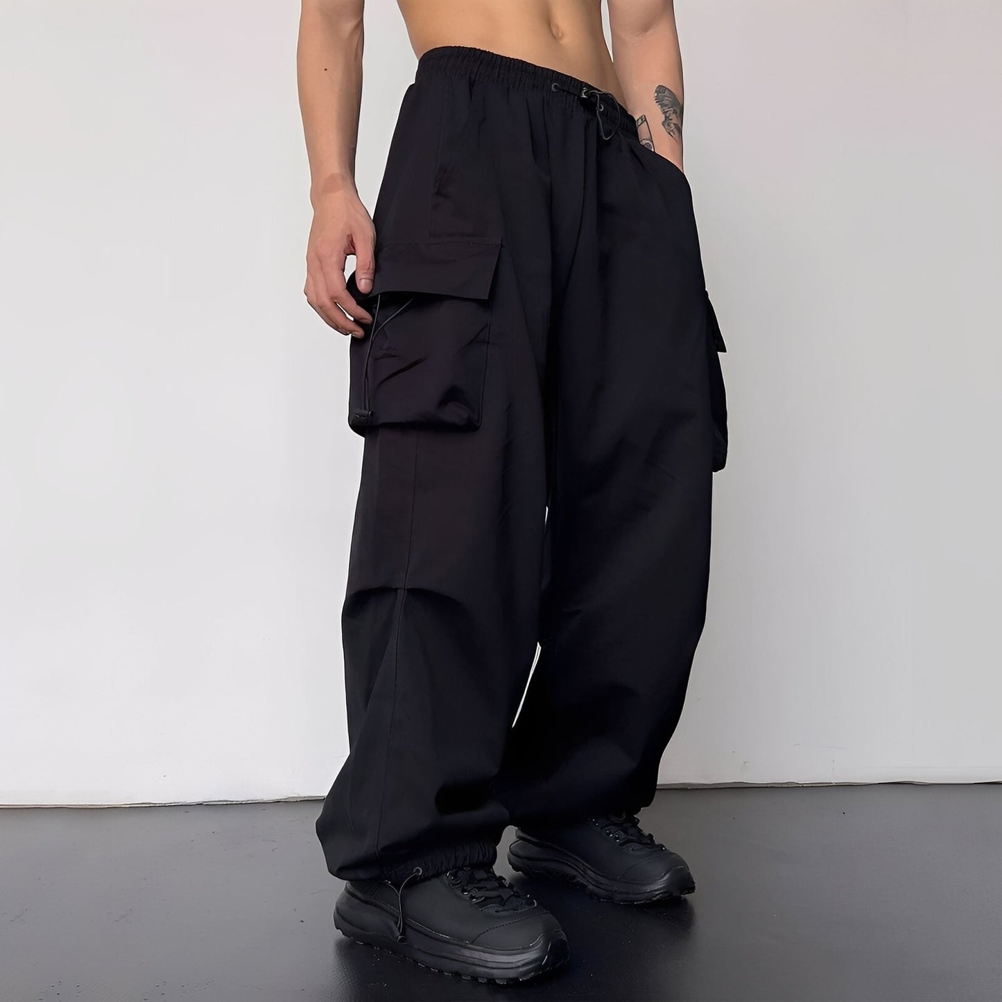 Kaleb - Modische Baggy-Cargohose für Herren