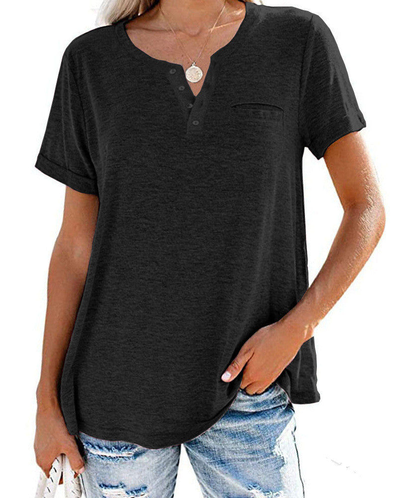 Élodie – Damen T-Shirt mit kurzen Ärmeln