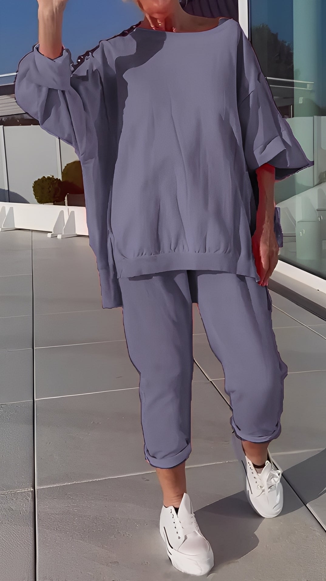 Eleanore - Komfortables Damen-Set mit weitem Oberteil und Hose