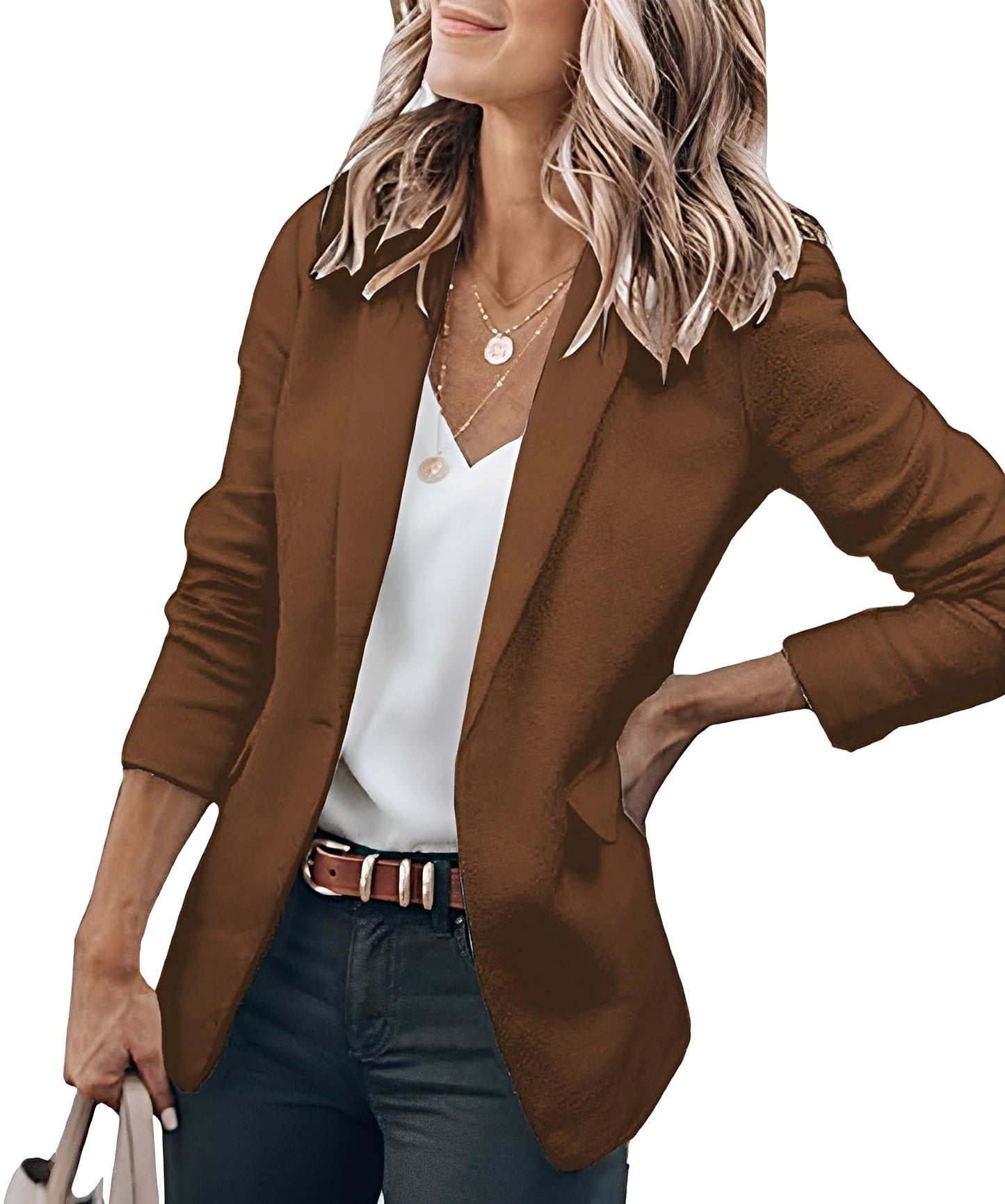 Lynsey - Leichter, schicker Damenblazer mit einem Knopf