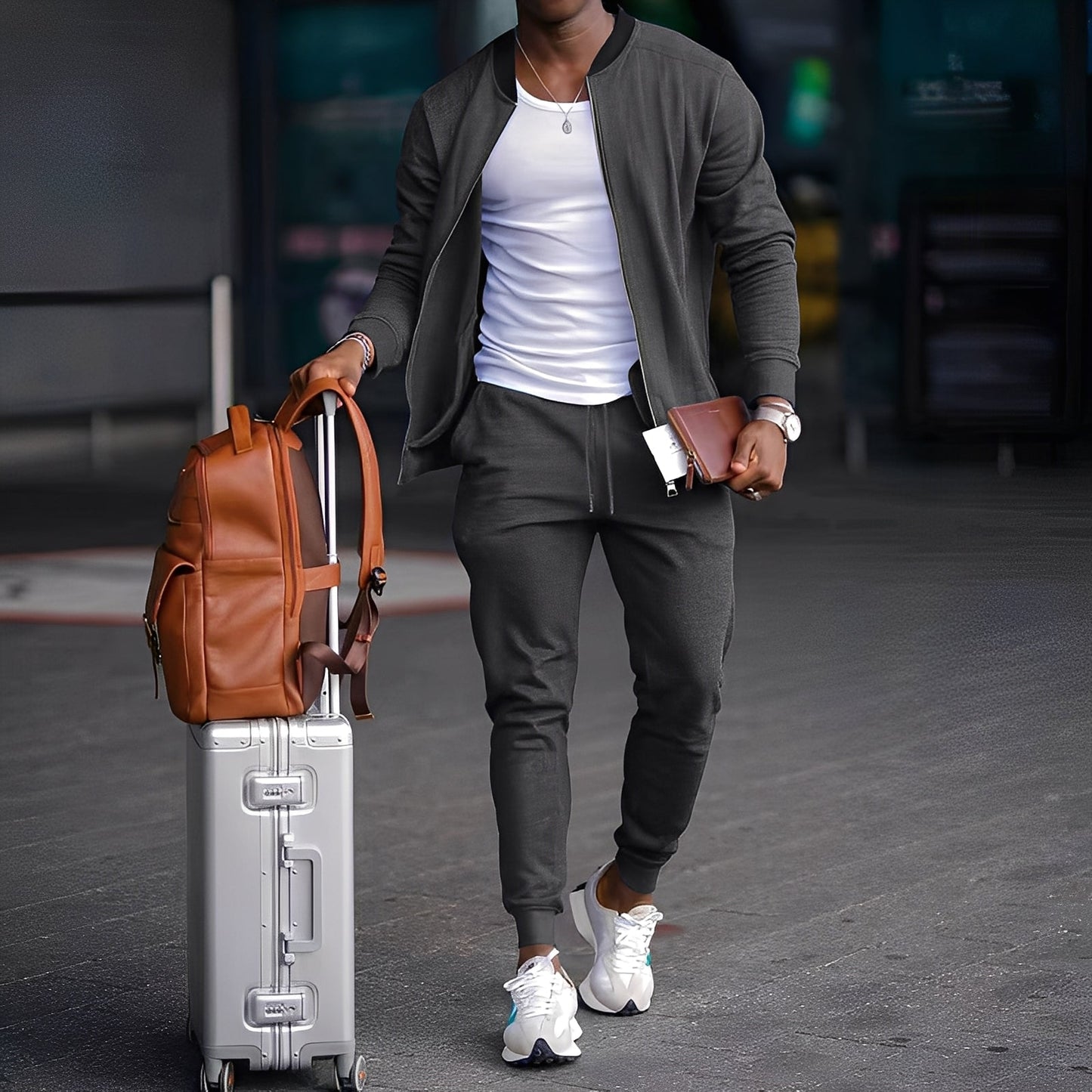 Dillon - Einfaches Männer-Set aus Jacke und Hose