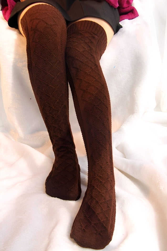Rozanne - Stilvolle und warme Overknee-Socken für Damen