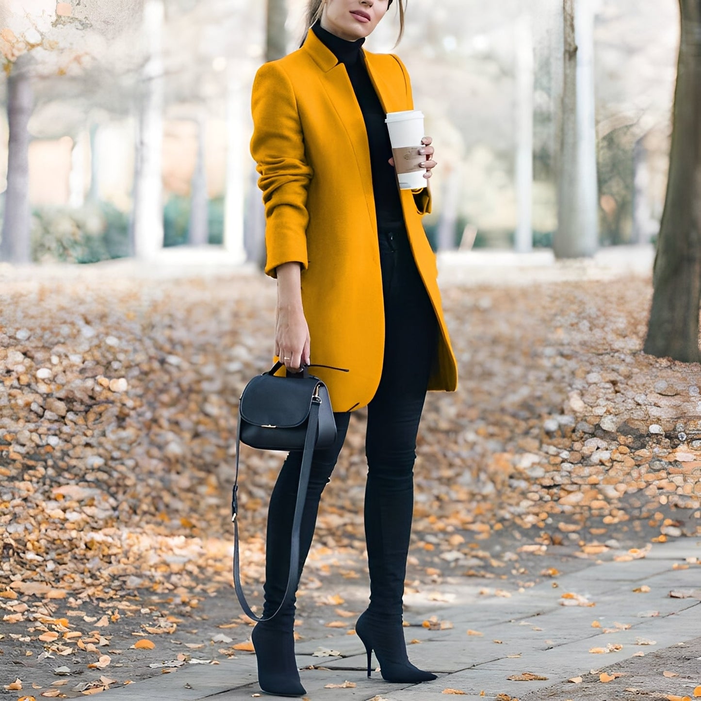 Jazmin - Bequemer, bunter Wollblazer für Damen
