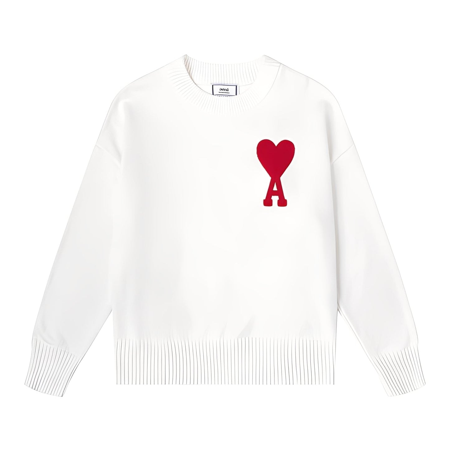 Darden - Einfacher Sweater für Herren mit Herzmotiv