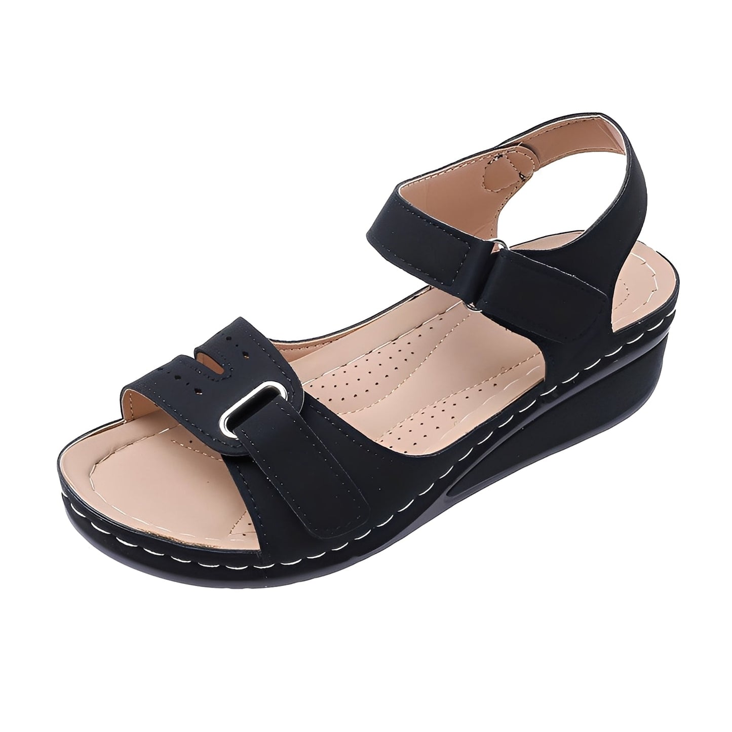 Marissa - Bequeme Damensandalen mit Riemchen