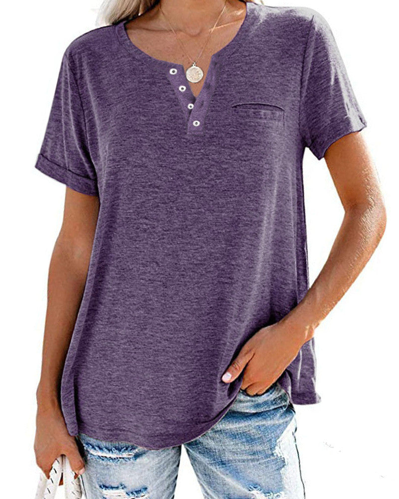 Élodie – Damen T-Shirt mit kurzen Ärmeln