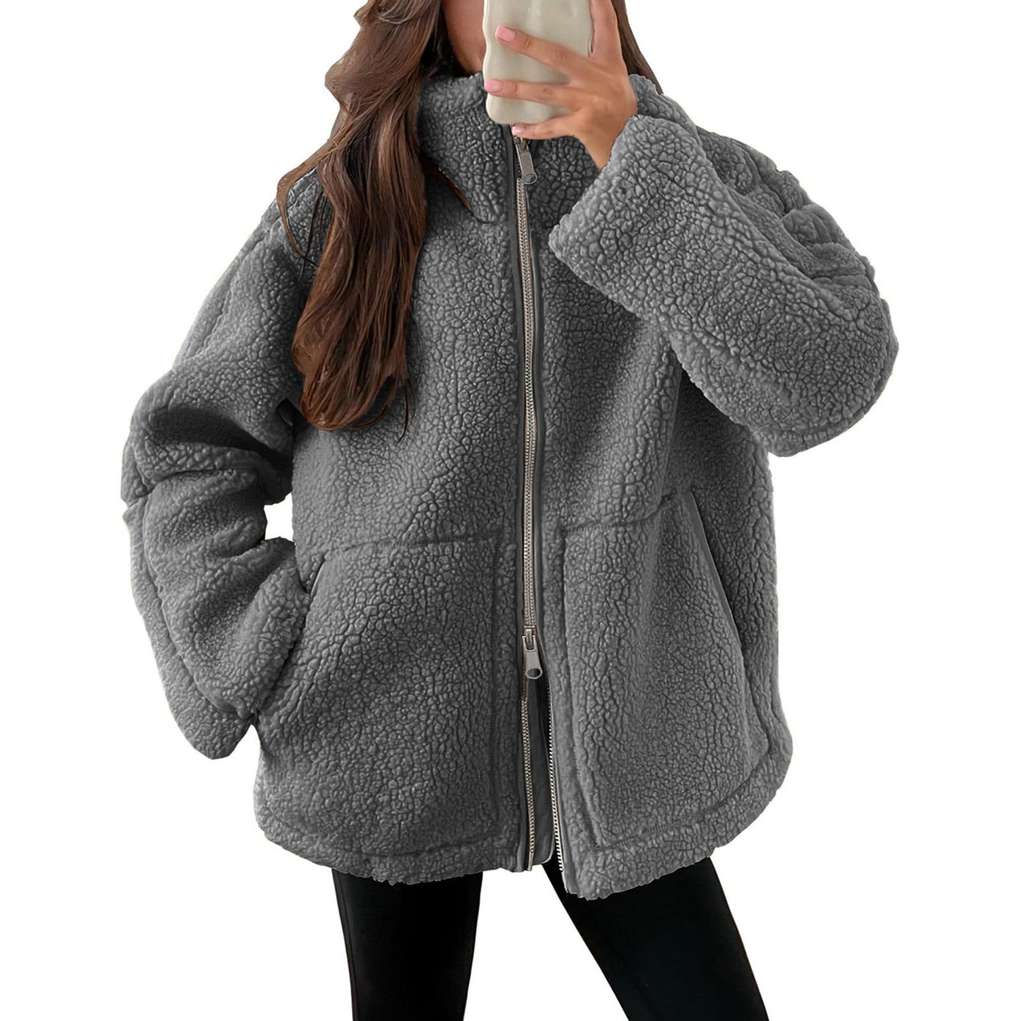 Evangelina - Bequeme Woll-Teddyjacke für Damen