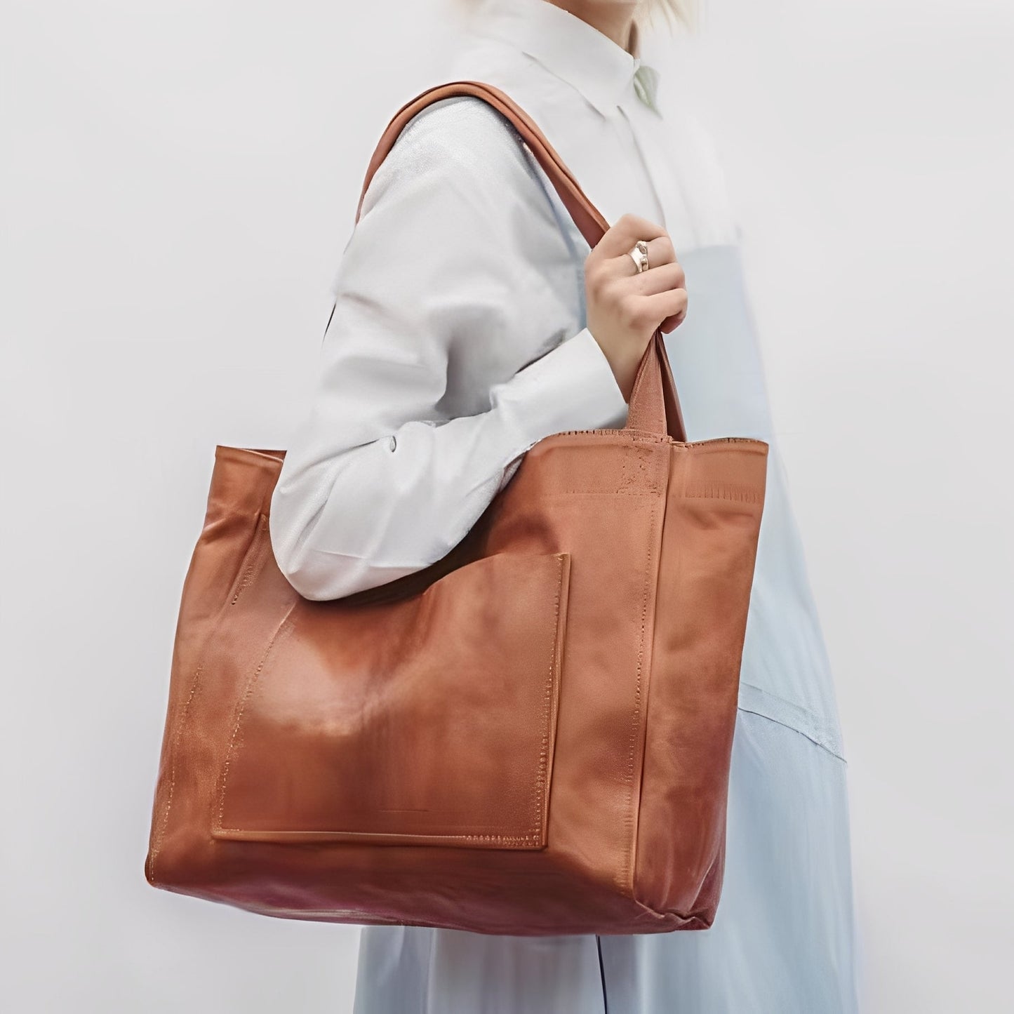 Romayne - Klassische Damen-Ledertasche