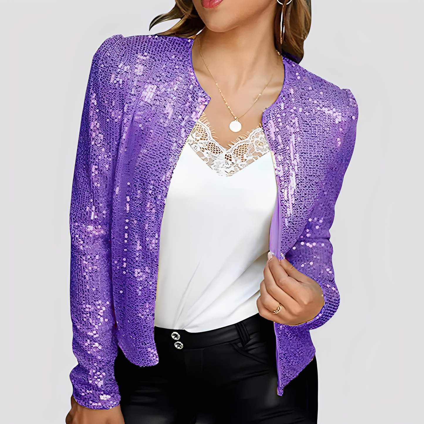 Shannen - Eleganter Damenblazer mit Schimmer