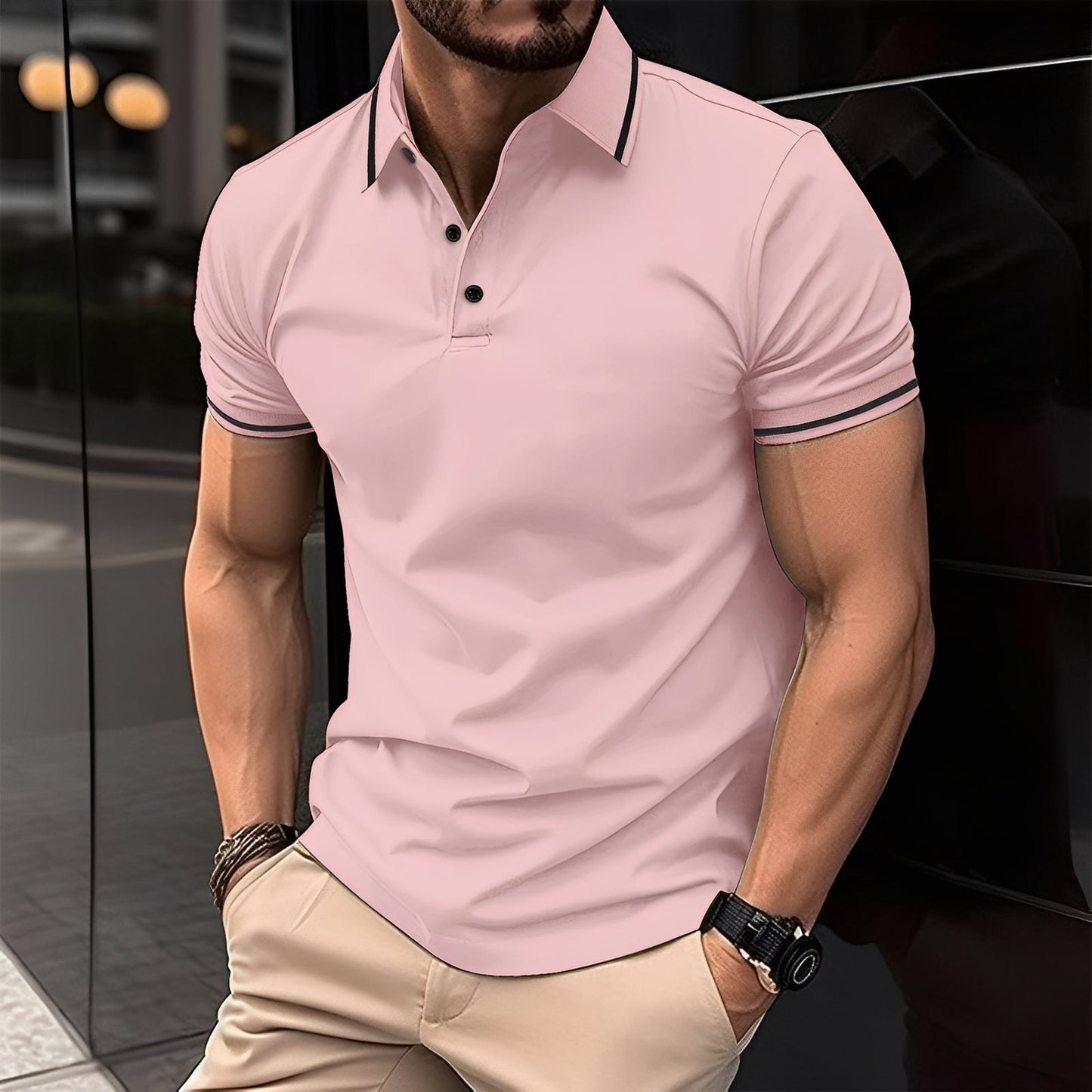 Mervyn - Komfortable Sportshirts für Herren mit kurzen Ärmeln