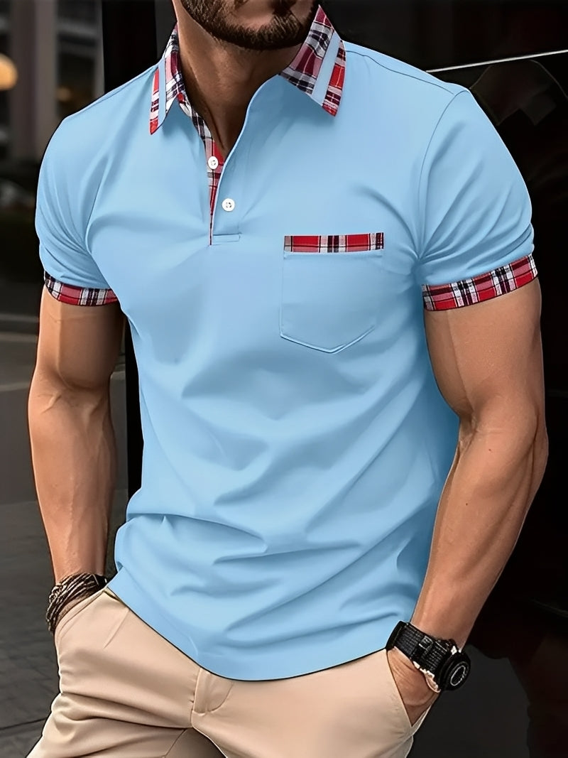 Ryker - Stilvolles Herren-Poloshirt mit Brusttasche