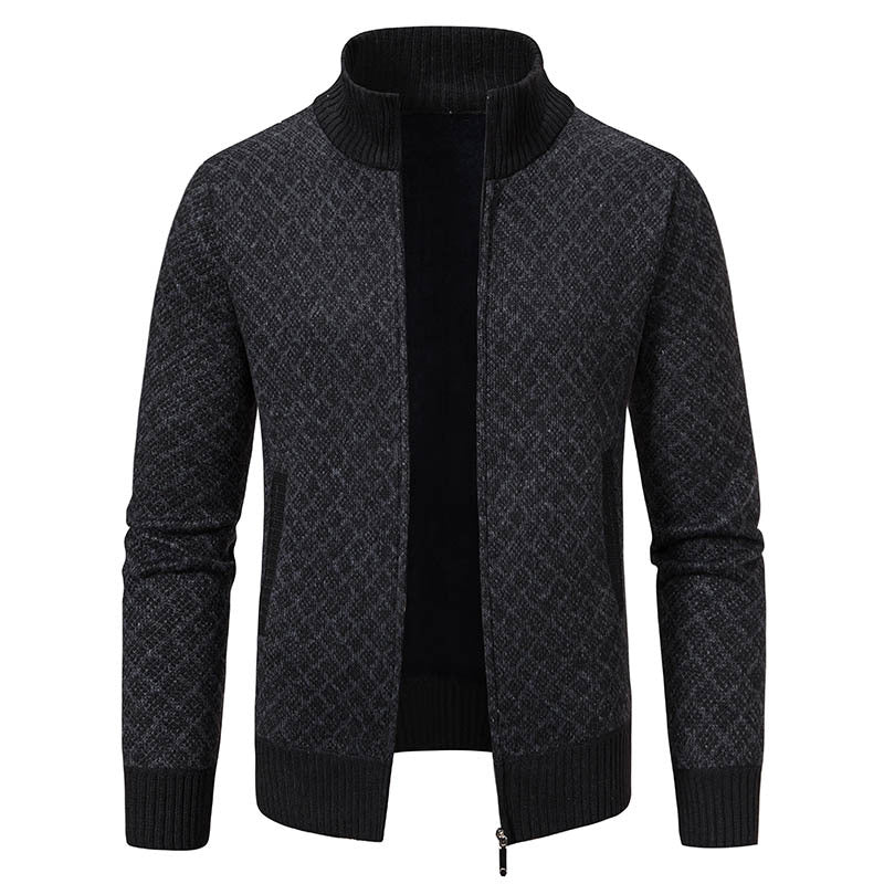 Gerald - Moderne Herren-Karojacke mit Reißverschluss