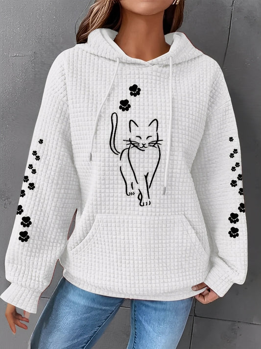 Berenice - Bedruckter Damen-Kapuzenpullover für Bequemlichkeit