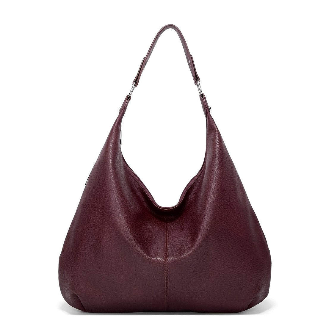 Alva – Große Schultertasche Unifarben