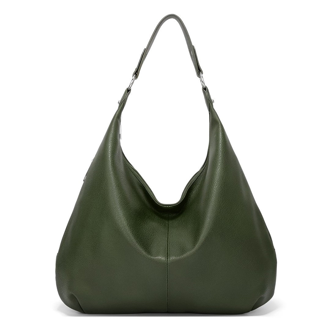Alva – Große Schultertasche Unifarben