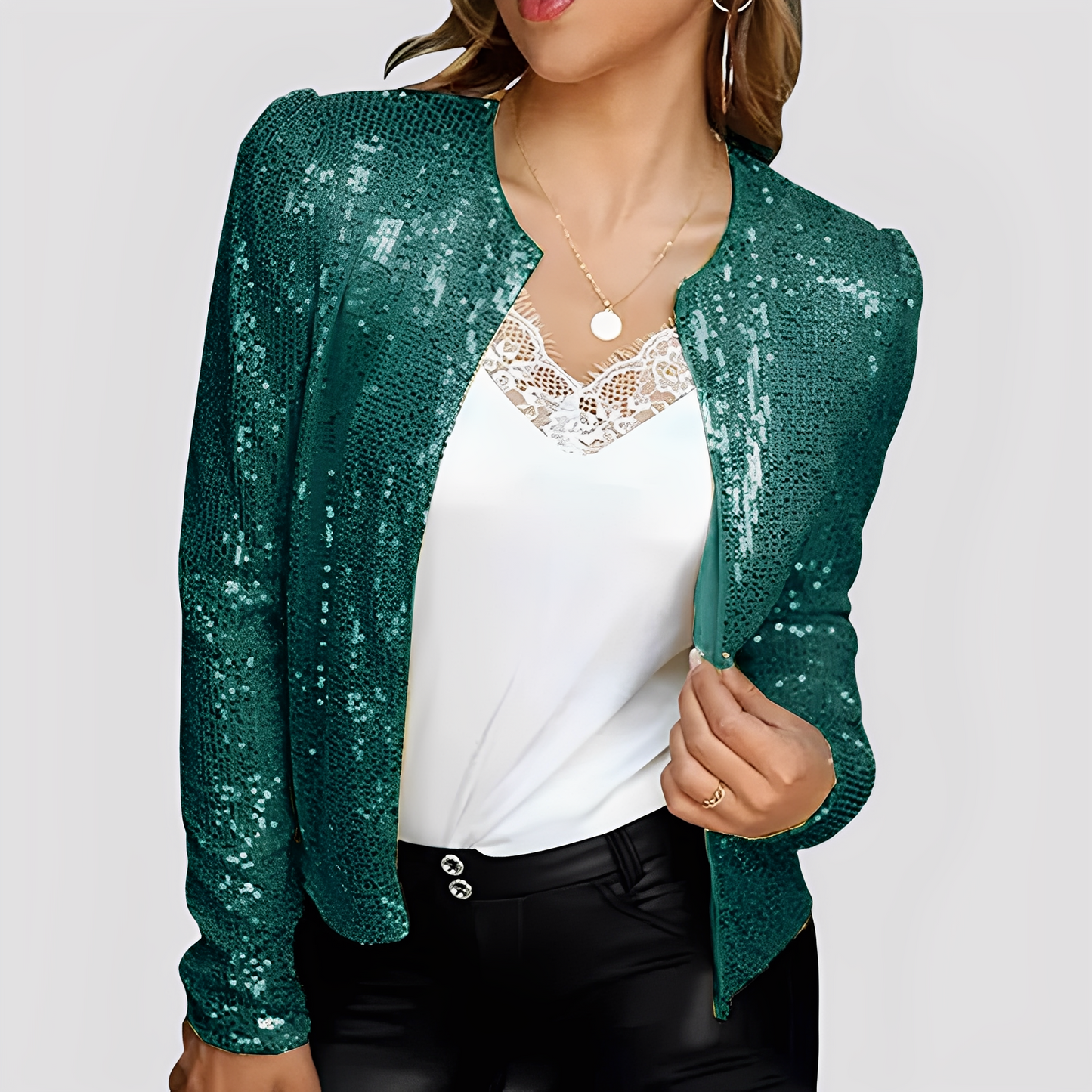 Shannen - Eleganter Damenblazer mit Schimmer