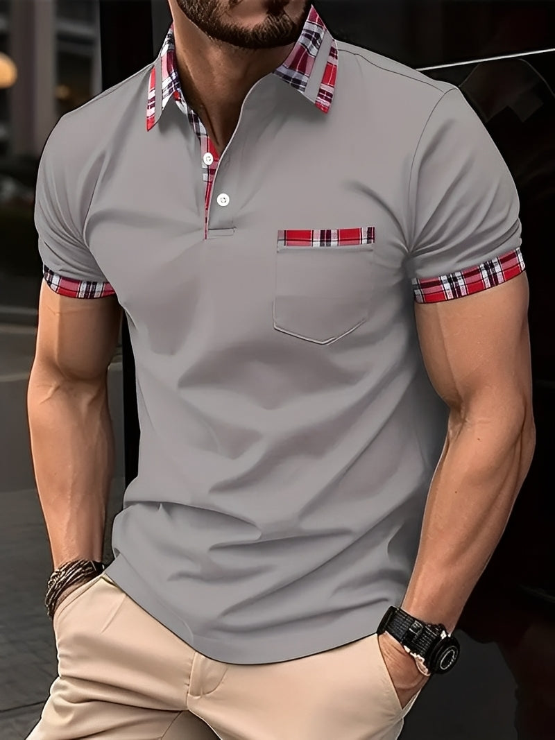 Ryker - Stilvolles Herren-Poloshirt mit Brusttasche