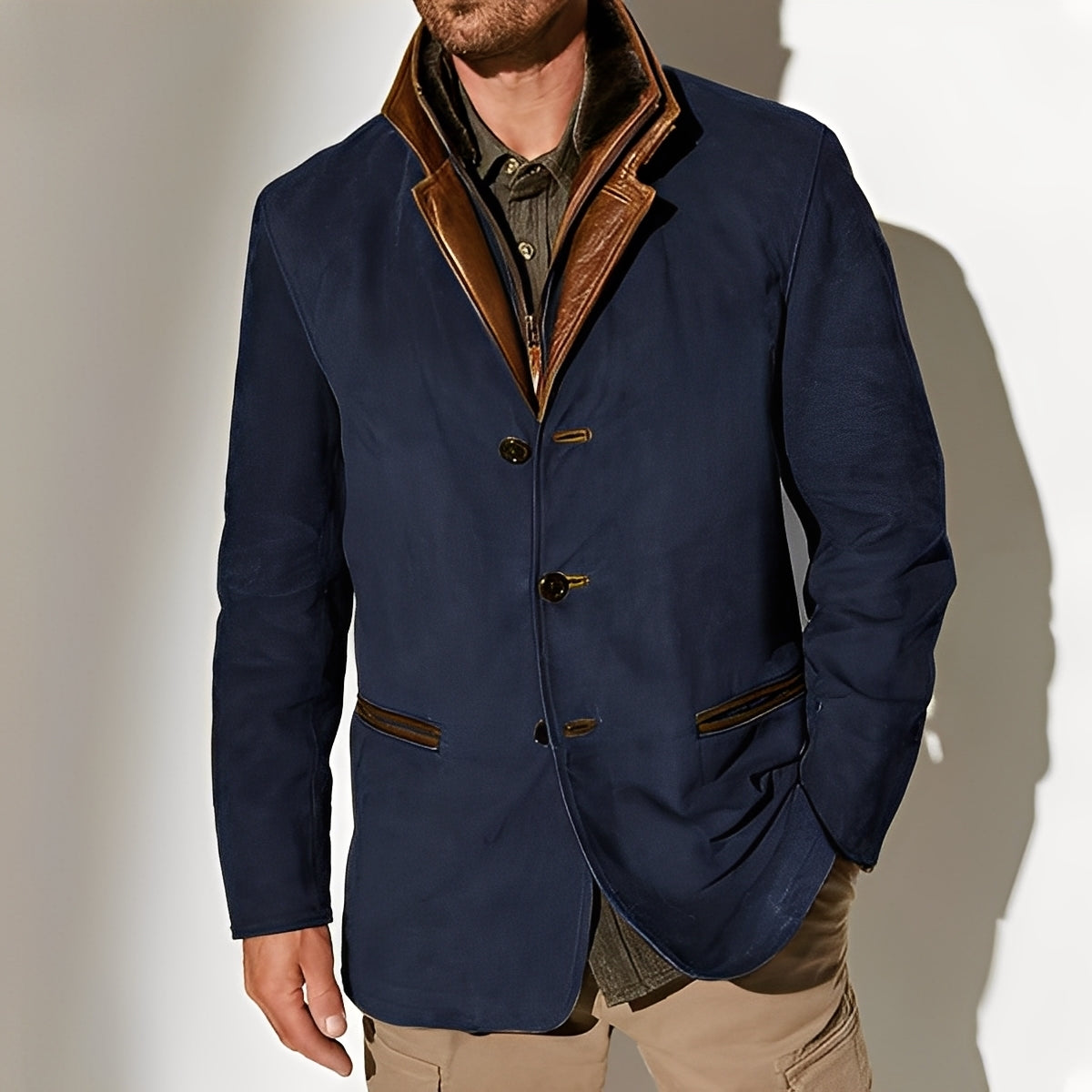 Durward - Herrenjacke im traditionellen Design mit Taschen