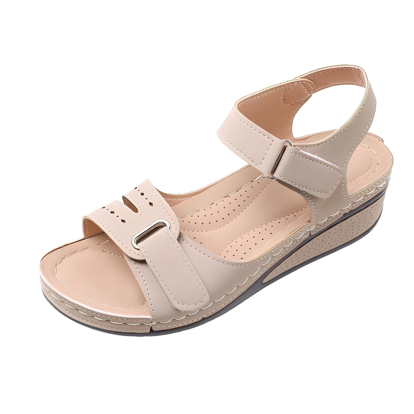 Marissa - Bequeme Damensandalen mit Riemchen
