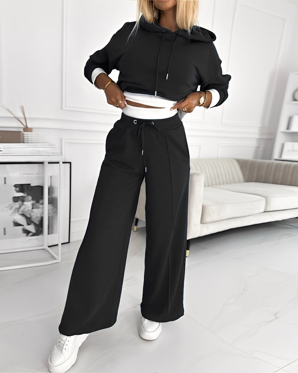 Paulina - Elegantes Damen-Hoodie-Trainingsanzug-Set