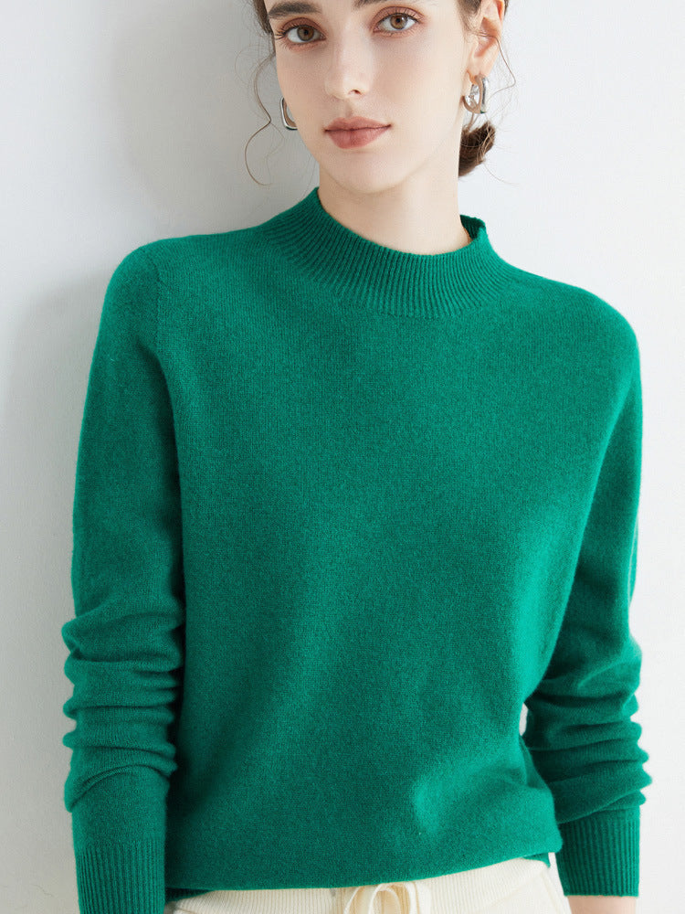 Rhoda - Schlichter Damen-Kaschmirpullover